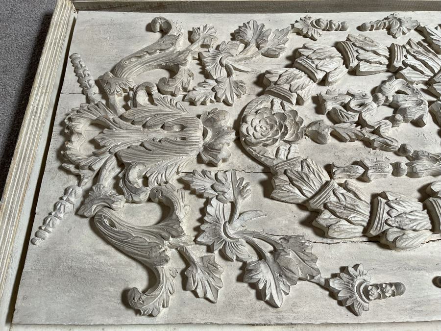 Restoration Hardware Wooden Relief Framed Wall Decor 38 X 21 [Photo 6]