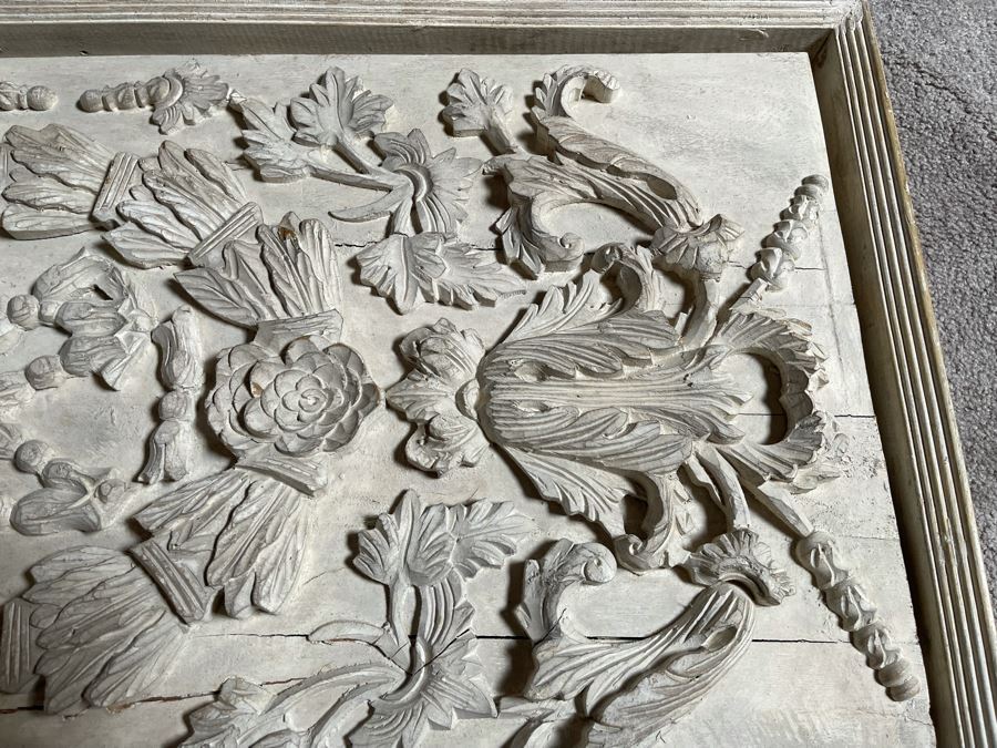 Restoration Hardware Wooden Relief Framed Wall Decor 38 X 21 [Photo 5]