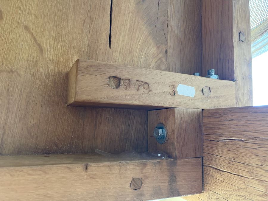 Restoration Hardware Large Wooden Plank Dining Table 39.5W X 9'L (Chairs Sold Separately) [Photo 19]