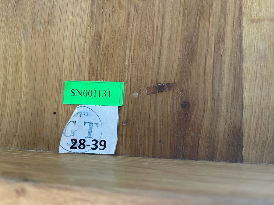 Restoration Hardware Large Wooden Plank Dining Table 39.5W X 9'L (Chairs Sold Separately) [Photo 18]