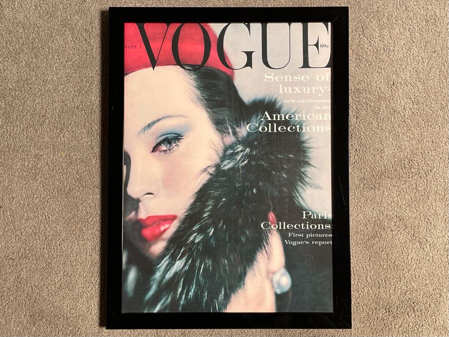 Z Gallerie Vogue September 1959 Cover Print With Glossy Black Frame 18 X 24 [Photo 2]