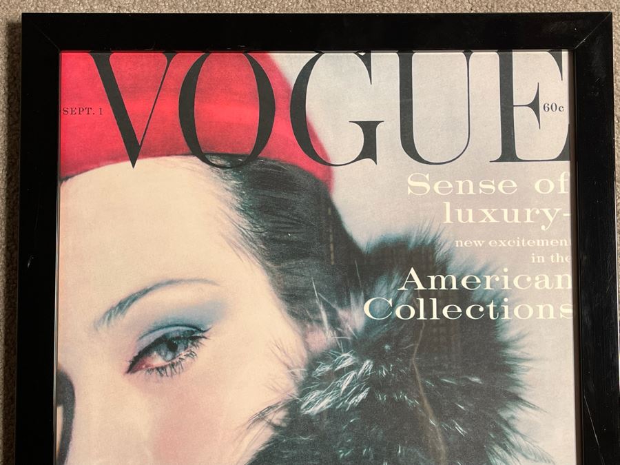 Z Gallerie Vogue September 1959 Cover Print With Glossy Black Frame 18 X 24 [Photo 4]