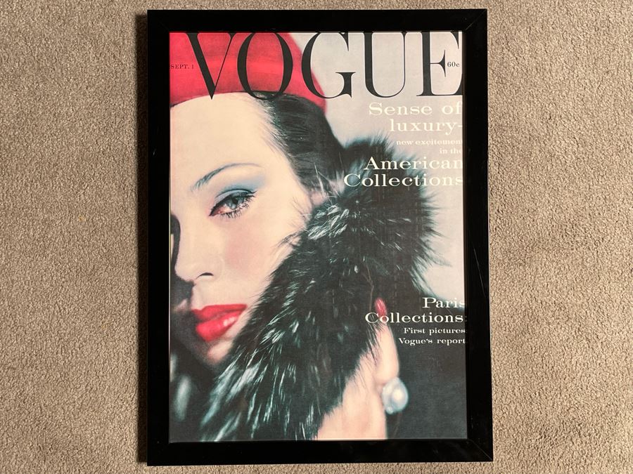 Z Gallerie Vogue September 1959 Cover Print With Glossy Black Frame 18 X 24 [Photo 3]