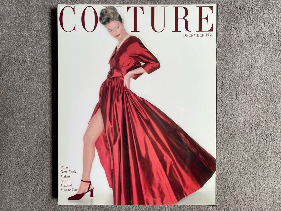 Couture December 1954 Magazine Print 15 X 19 [Photo 2]