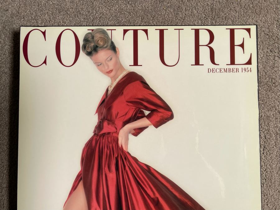 Couture December 1954 Magazine Print 15 X 19 [Photo 3]