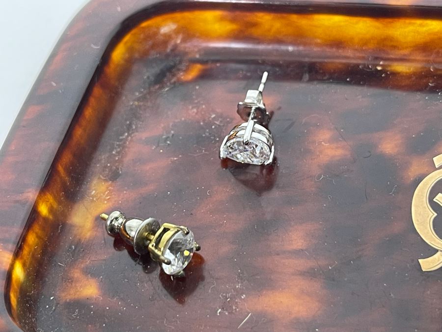 Vintage Monogram Trinket Dish With Several Jewelry Pieces [Photo 3]