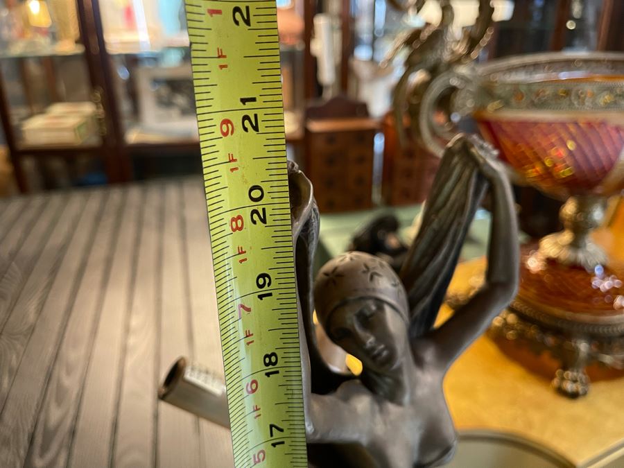 Maitland-Smith Bronze Table Lamp With Marble Base 20H [Photo 11]