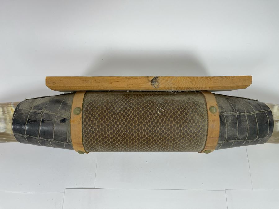 Vintage Steer Horns Western Decor 44W X 16D [Photo 6]