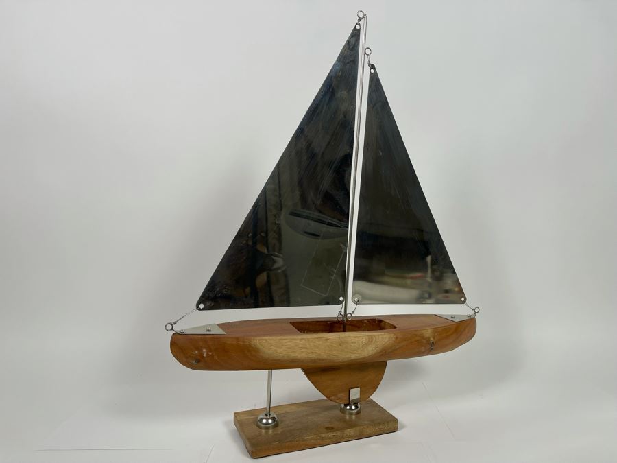 Sailing Ship Model Wood And Metal 19W X 4D X 22H [Photo 3]