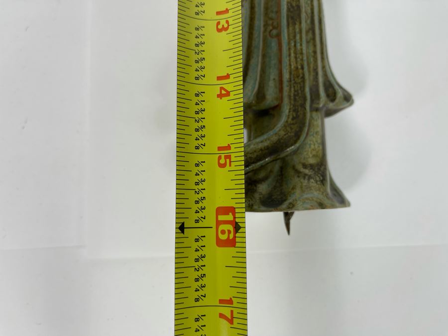 Chinese Hand Painted Porcelain Sculpture Missing Base 16H [Photo 9]