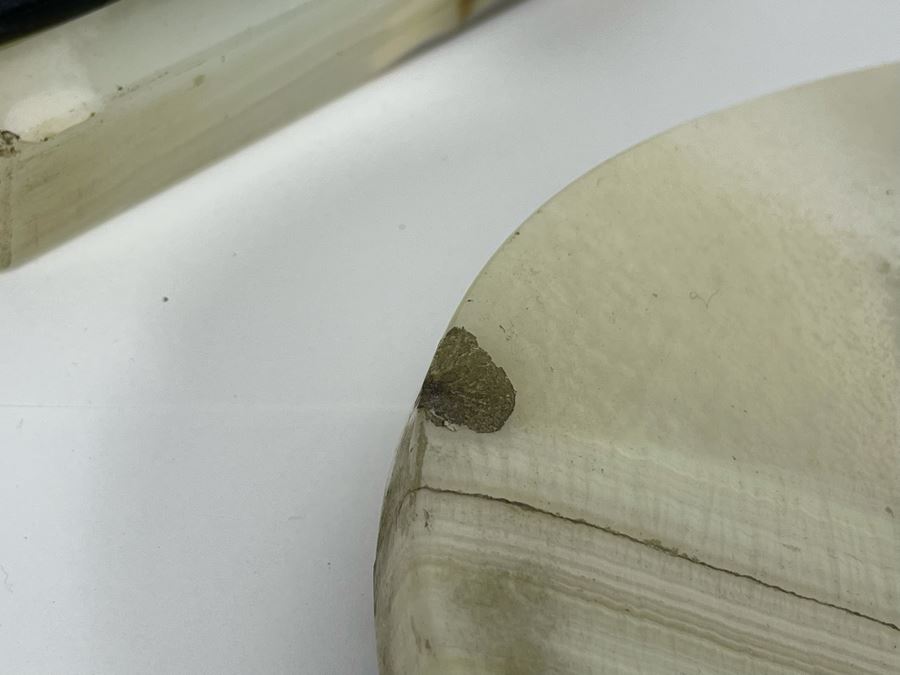 Vintage Onyx Marble Desk Set With Fountain Pen [Photo 5]