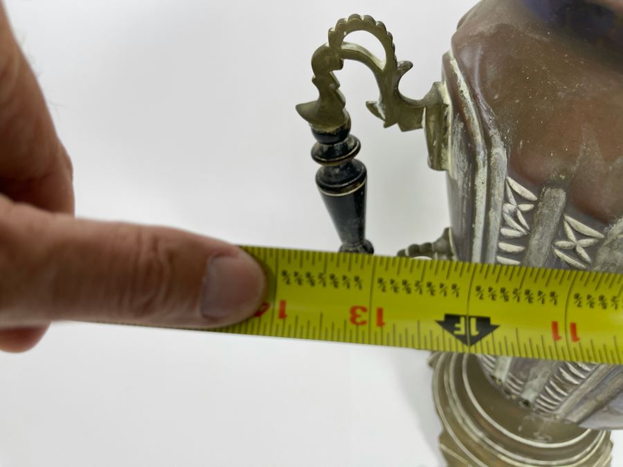 Antique Russian Brass Samovar 14W X 21H [Photo 13]