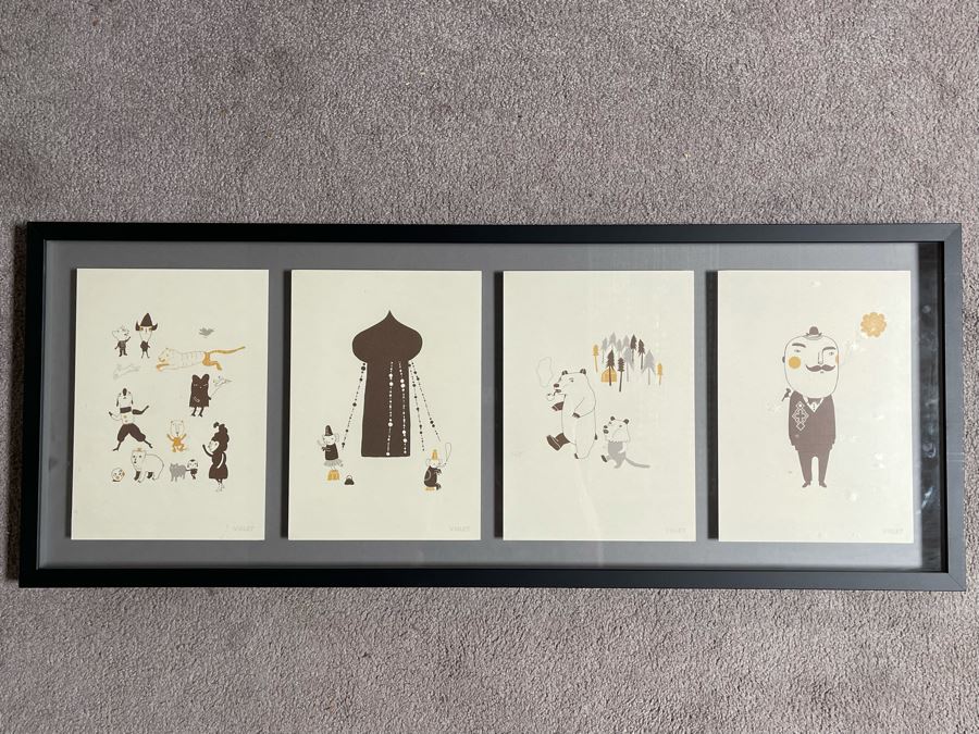 Framed Prints By Swedish Artists Studio Violet 40 X 15.5 [Photo 3]