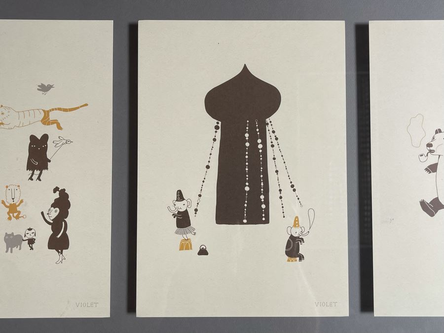 Framed Prints By Swedish Artists Studio Violet 40 X 15.5 [Photo 5]