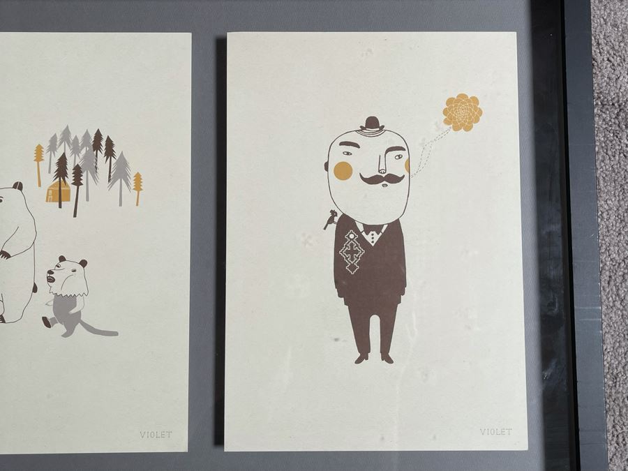 Framed Prints By Swedish Artists Studio Violet 40 X 15.5 [Photo 7]