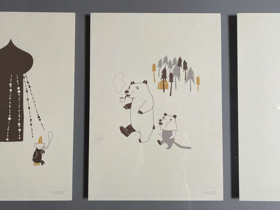 Framed Prints By Swedish Artists Studio Violet 40 X 15.5 [Photo 6]