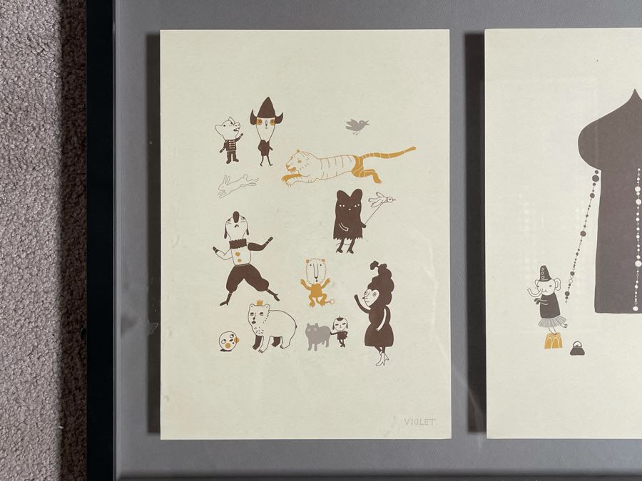 Framed Prints By Swedish Artists Studio Violet 40 X 15.5 [Photo 4]