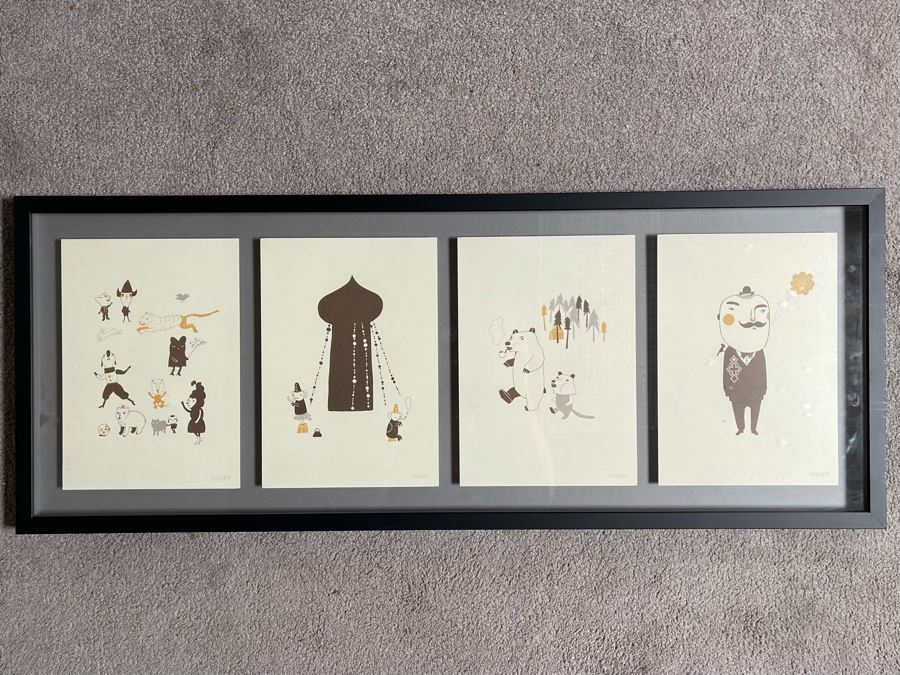 Framed Prints By Swedish Artists Studio Violet 40 X 15.5 [Photo 2]