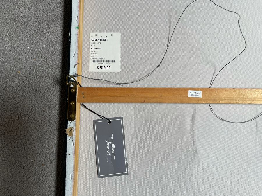 John-Richard Canvas Print Titled 'Earths Layers' By Raissa 20 X 60 Retails $519 [Photo 6]