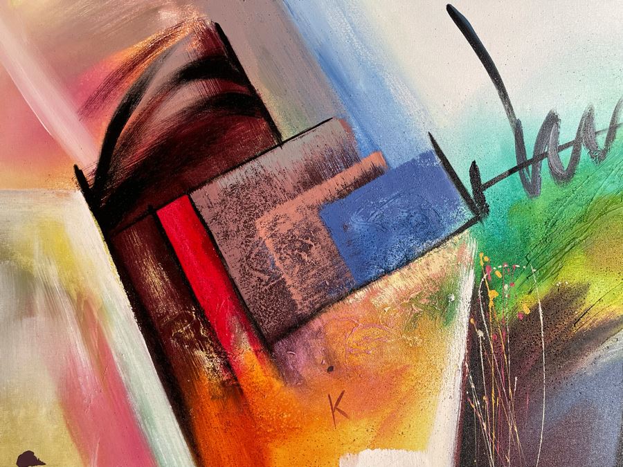 Abstract Canvas Artwork 39.5 X 29.5 [Photo 5]