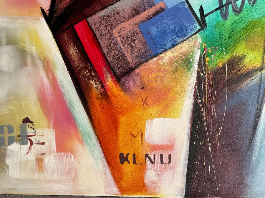 Abstract Canvas Artwork 39.5 X 29.5 [Photo 4]