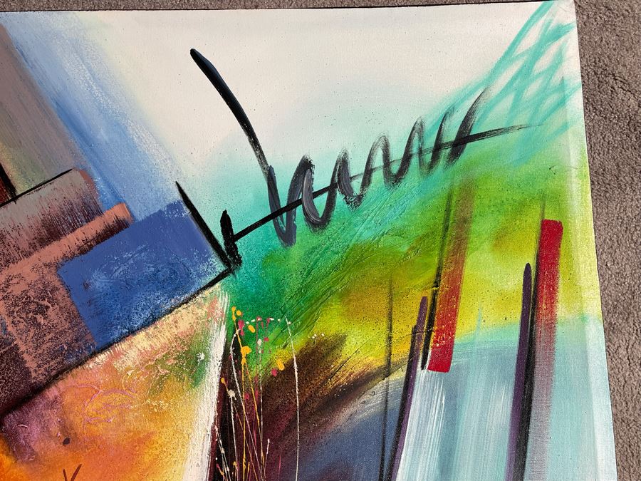 Abstract Canvas Artwork 39.5 X 29.5 [Photo 6]