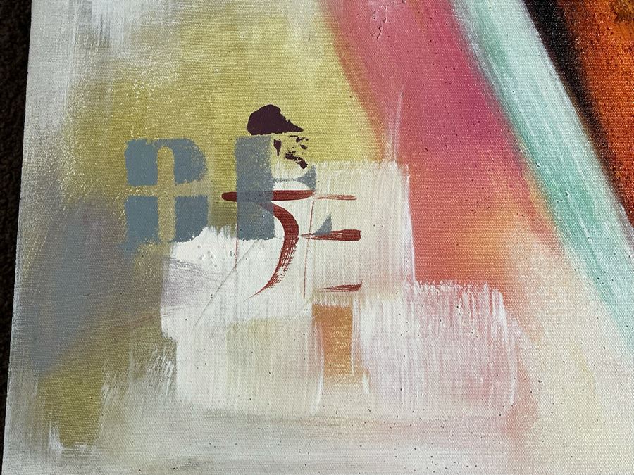 Abstract Canvas Artwork 39.5 X 29.5 [Photo 9]