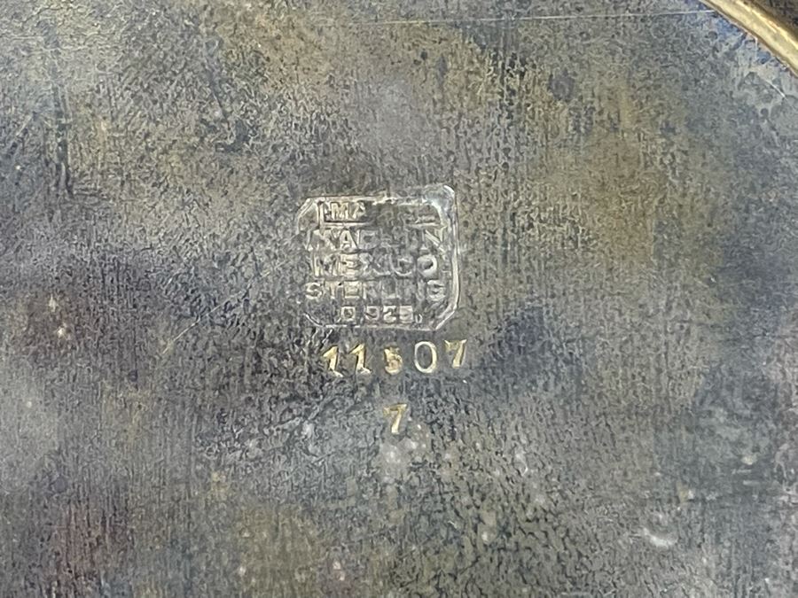 JUST ADDED - Sterling Silver Footed Platter From Maciel Silver Factory In Mexico 18.5W X 13.5D 1,199g - $835 Melt Value [Photo 12]