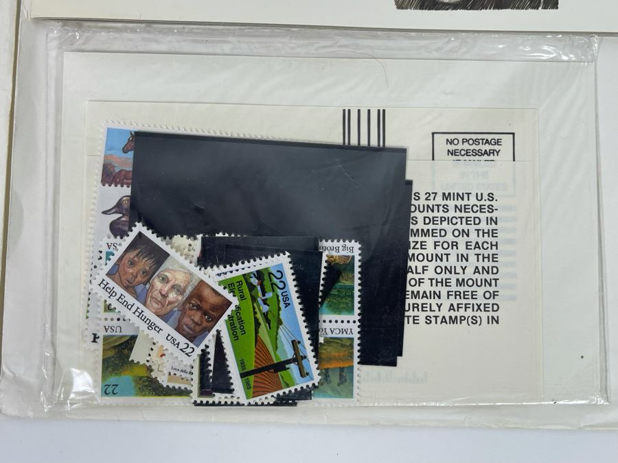 (4) Sealed Sets Of United States Postal Service Mint Set Of Commemorative Stamps From 1983, 1984, 1985, 1986 [Photo 9]