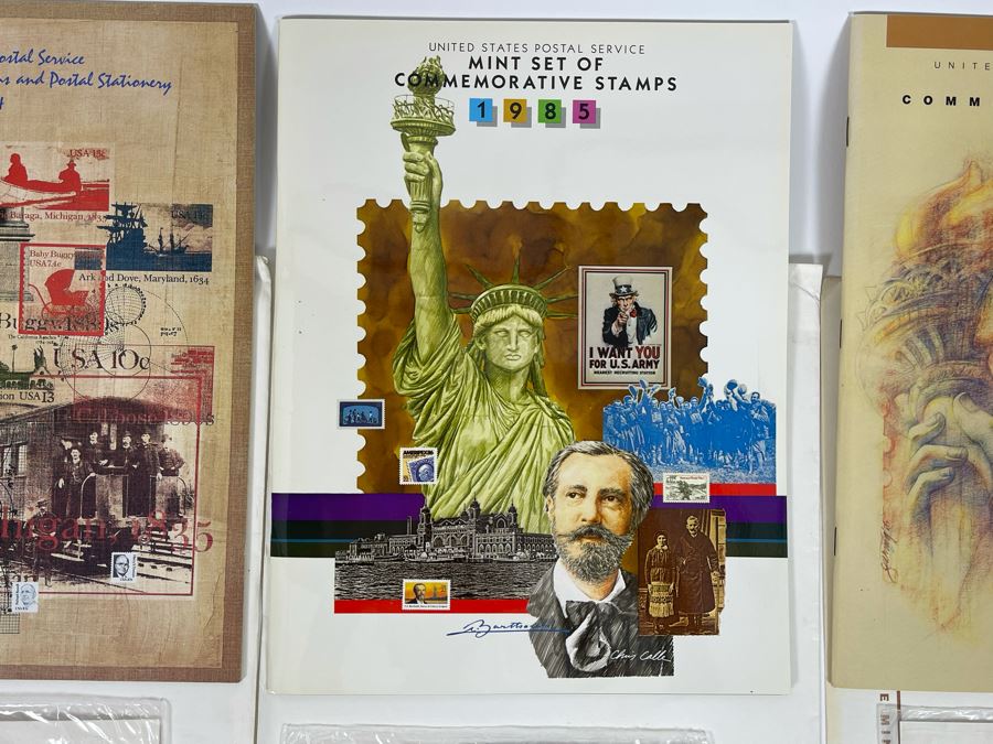 (4) Sealed Sets Of United States Postal Service Mint Set Of Commemorative Stamps From 1983, 1984, 1985, 1986 [Photo 11]