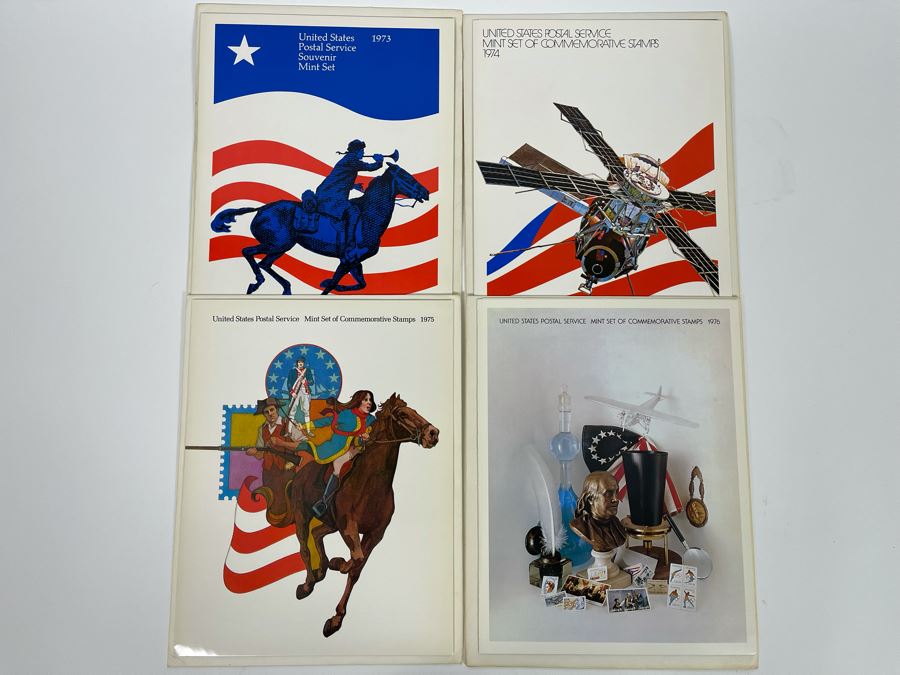 United States Postal Service Commemorative Mint Stamps Sets 1973, 1974, 1975, 1976 [Photo 7]