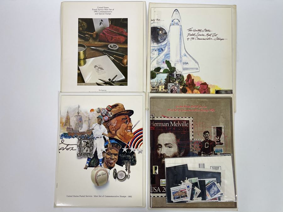 United States Postal Service Commemorative Mint Stamps Sets 1980, 1981, 1982, 1984 [Photo 3]