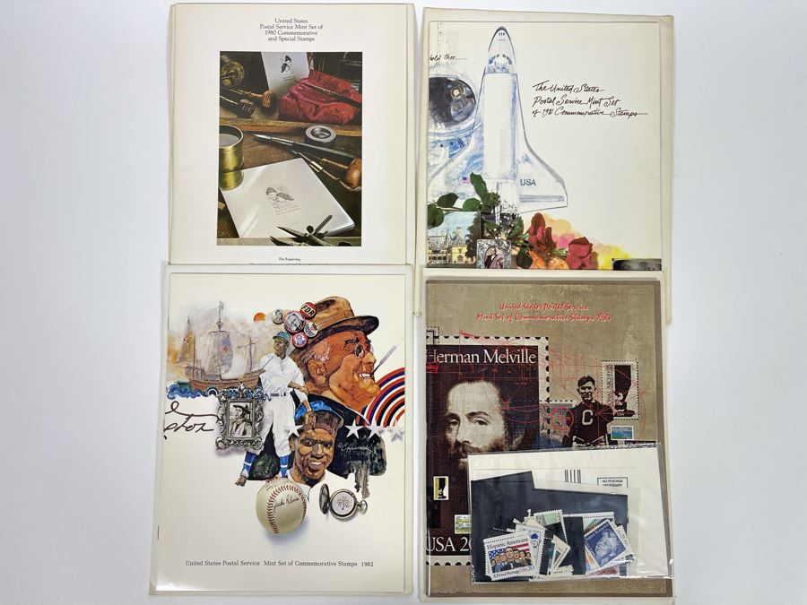 United States Postal Service Commemorative Mint Stamps Sets 1980, 1981, 1982, 1984 [Photo 2]
