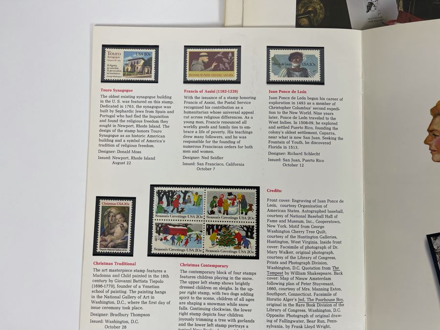 United States Postal Service Commemorative Mint Stamps Sets 1980, 1981, 1982, 1984 [Photo 10]