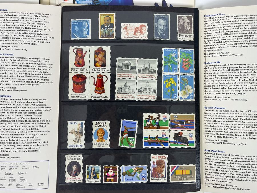 United States Postal Service Commemorative Mint Stamps Sets 1972, 1977, 1978, 1979 [Photo 7]