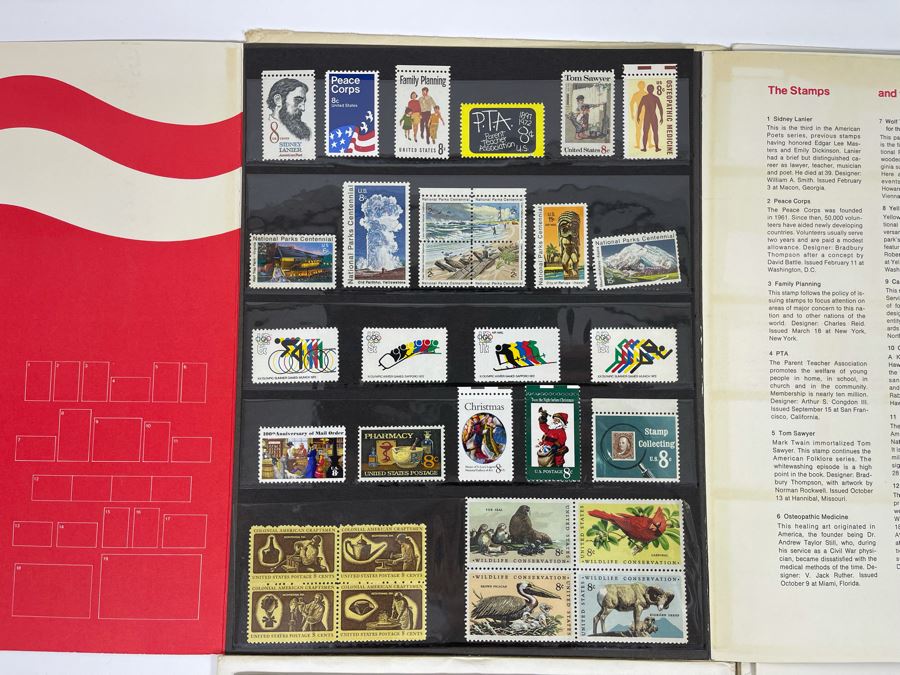 United States Postal Service Commemorative Mint Stamps Sets 1972, 1977, 1978, 1979 [Photo 4]
