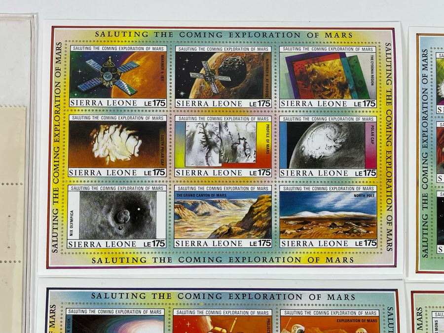 Mint Stamp Sets: Apollo Soyuz 1975 And Saluting The Coming Exploration Of Mars [Photo 4]