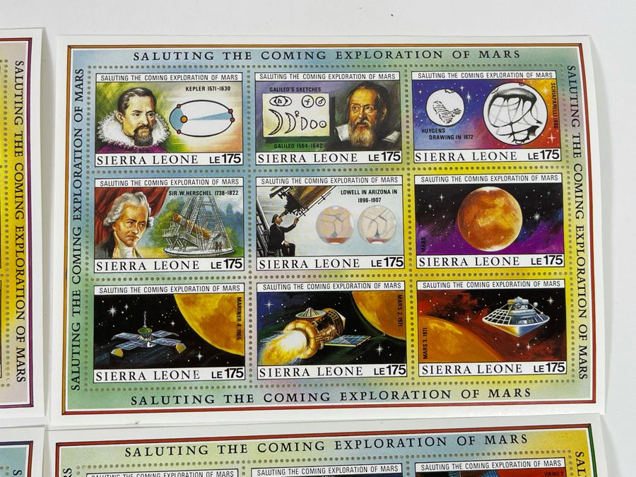Mint Stamp Sets: Apollo Soyuz 1975 And Saluting The Coming Exploration Of Mars [Photo 7]