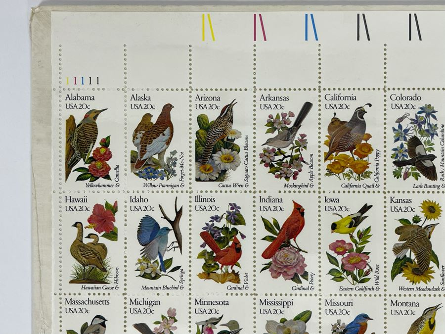 United States Postal Service 1981 Birds Mint Stamps Sheet [Photo 3]