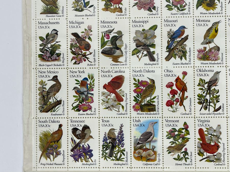 United States Postal Service 1981 Birds Mint Stamps Sheet [Photo 6]