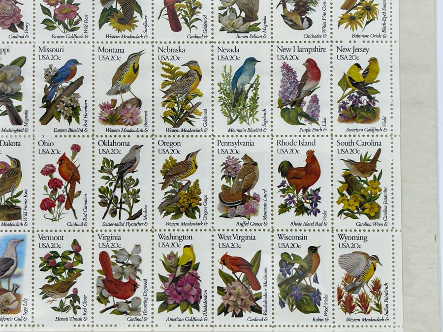 United States Postal Service 1981 Birds Mint Stamps Sheet [Photo 7]