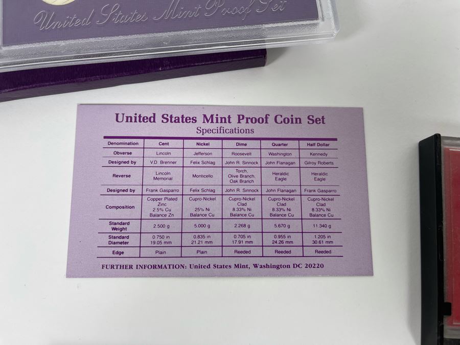 Various United States Mint Proof Sets From 1981, 1984, 1991 And 1986 Mint Liberty Half Dollar [Photo 12]