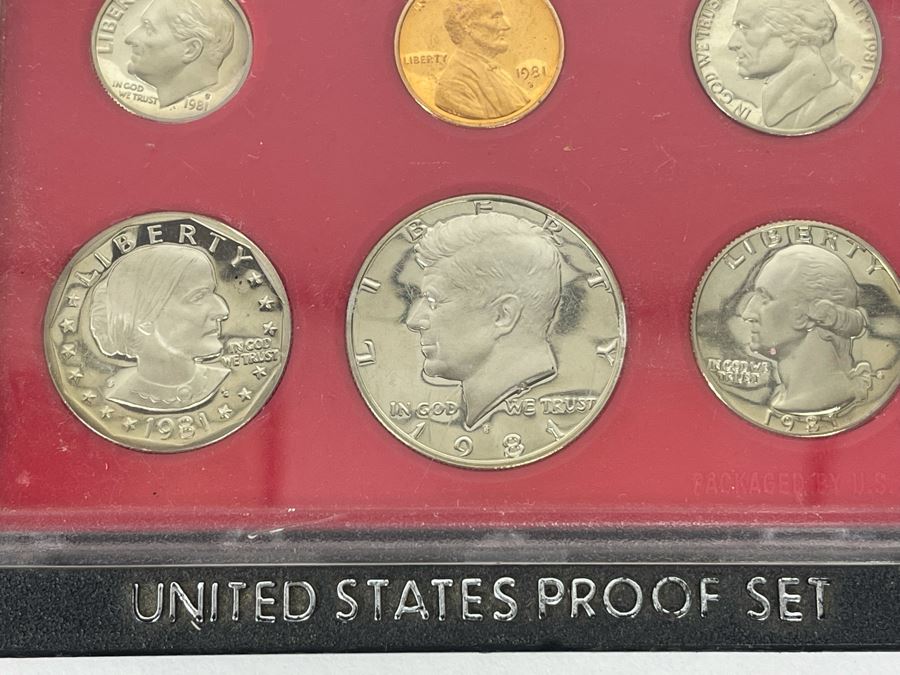 Various United States Mint Proof Sets From 1981, 1984, 1991 And 1986 Mint Liberty Half Dollar [Photo 5]