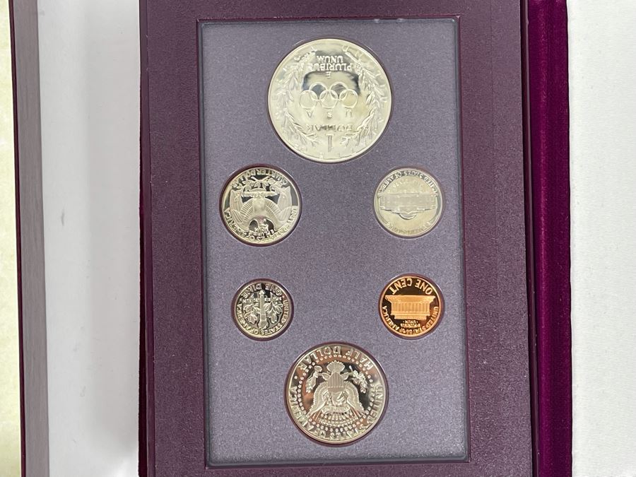 United States Mint 1988 Prestige Set With Silver Dollar And 1993 Royal Canadian Mint Coins [Photo 14]