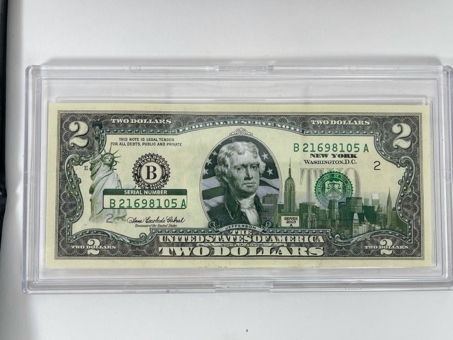 (6) Uncirculated Two Dollar Bills [Photo 11]