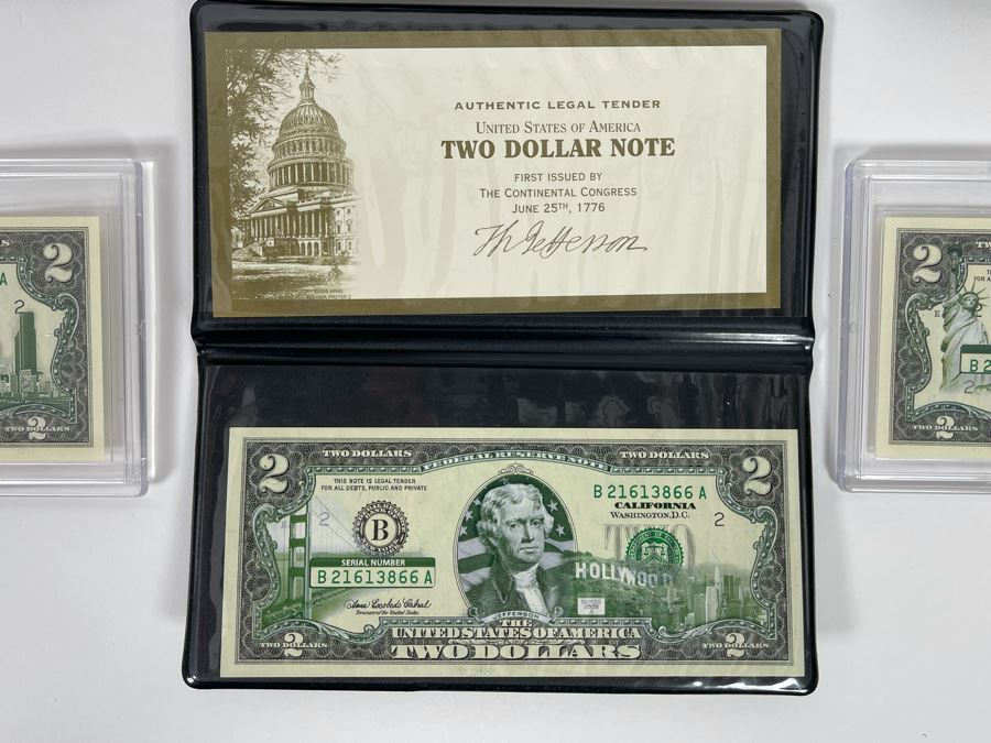 (6) Uncirculated Two Dollar Bills