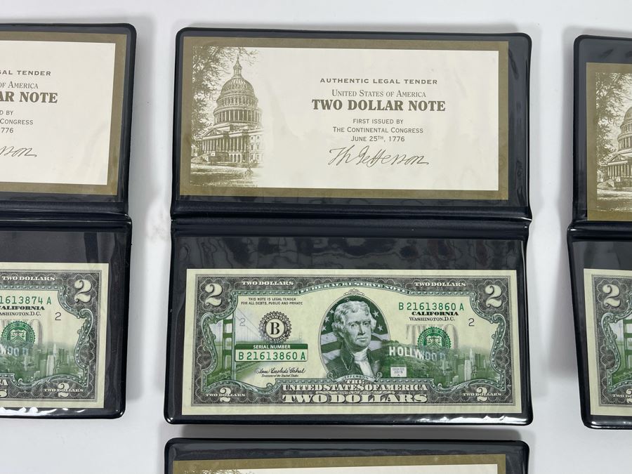 (6) Uncirculated Two Dollar Bills [Photo 4]