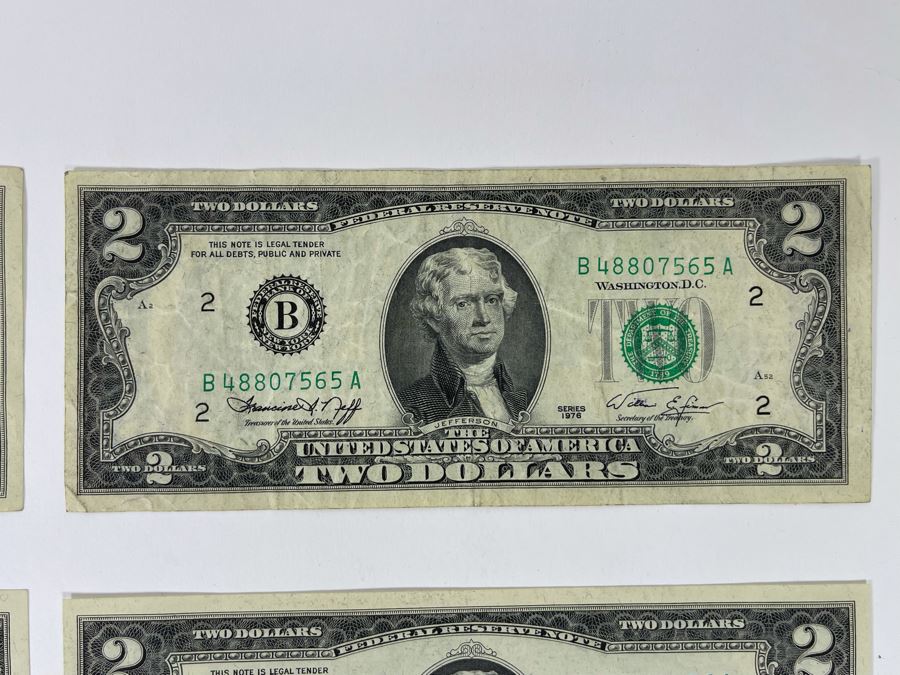 (4) 1976 Two Dollar Bills [Photo 5]