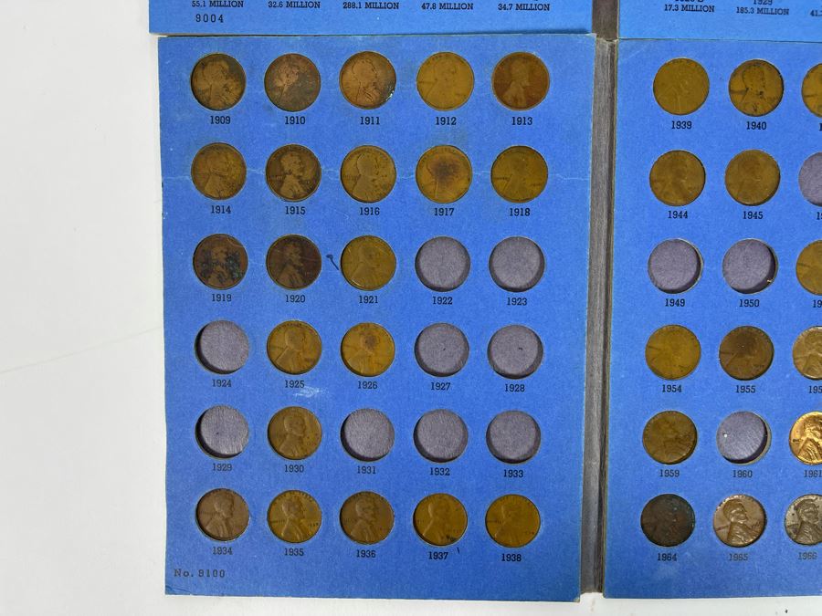 (3) United States Lincoln Cents Pennies Collections 1909-Date