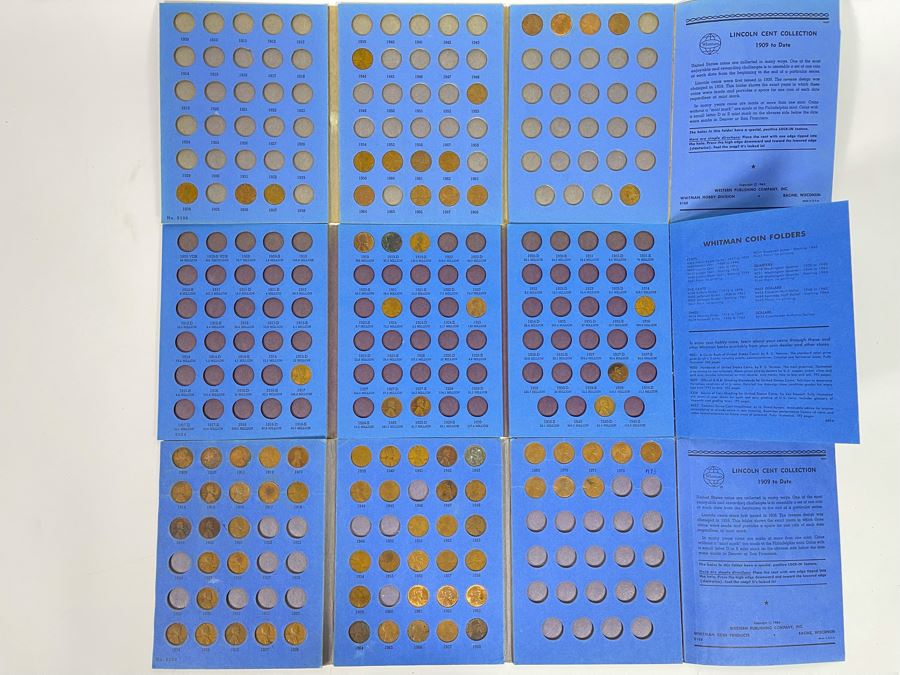 (3) United States Lincoln Cents Pennies Collections 1909-Date [Photo 3]